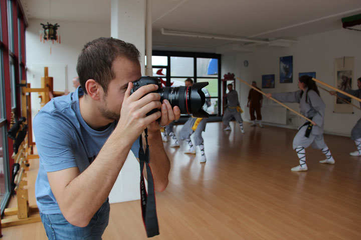 Shooting mit Fabio Baranzini Shaolin Chan Tempel