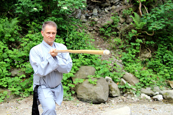Kung Fu Portraitfoto für Lehrer Verzeichnis
